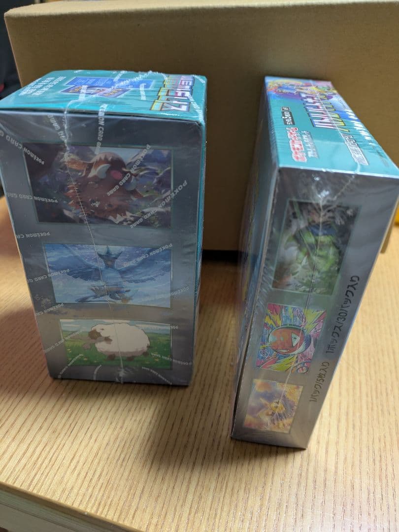 ポケカ　バトルパートナーズ　日韓ＢＯＸ未使用未開封セット　シュリンク＆プロモ付き