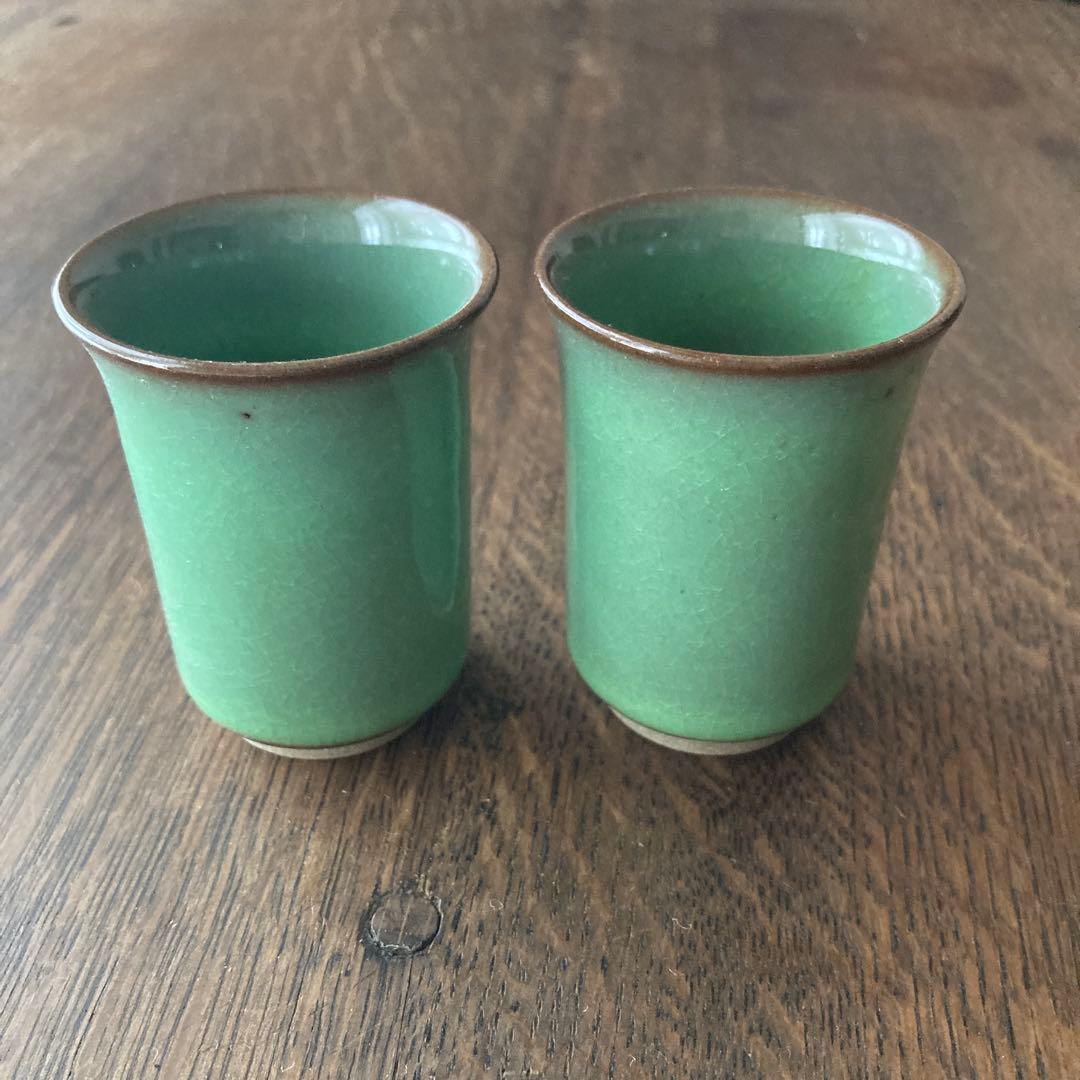 現川焼　臥牛窯　食器　まとめ　珈班碗皿　湯呑　菓子鉢　小皿　茶道具　16点