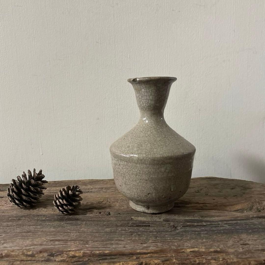 李朝瓶 徳利 花入 盤口 朝鮮古陶磁.古道具.骨董.アンティーク.井戸脇の