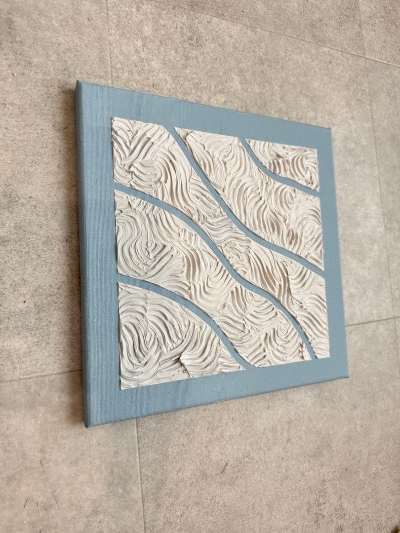 お取り置きアクリル画テクスチャーアートno.67、68抽象画原画