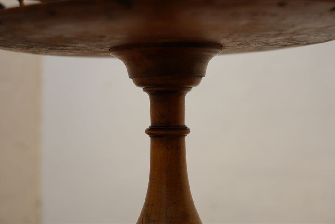 フランスアンティーク 回転棚 古木 1800年代 棚 回転 テーブル シェルフ