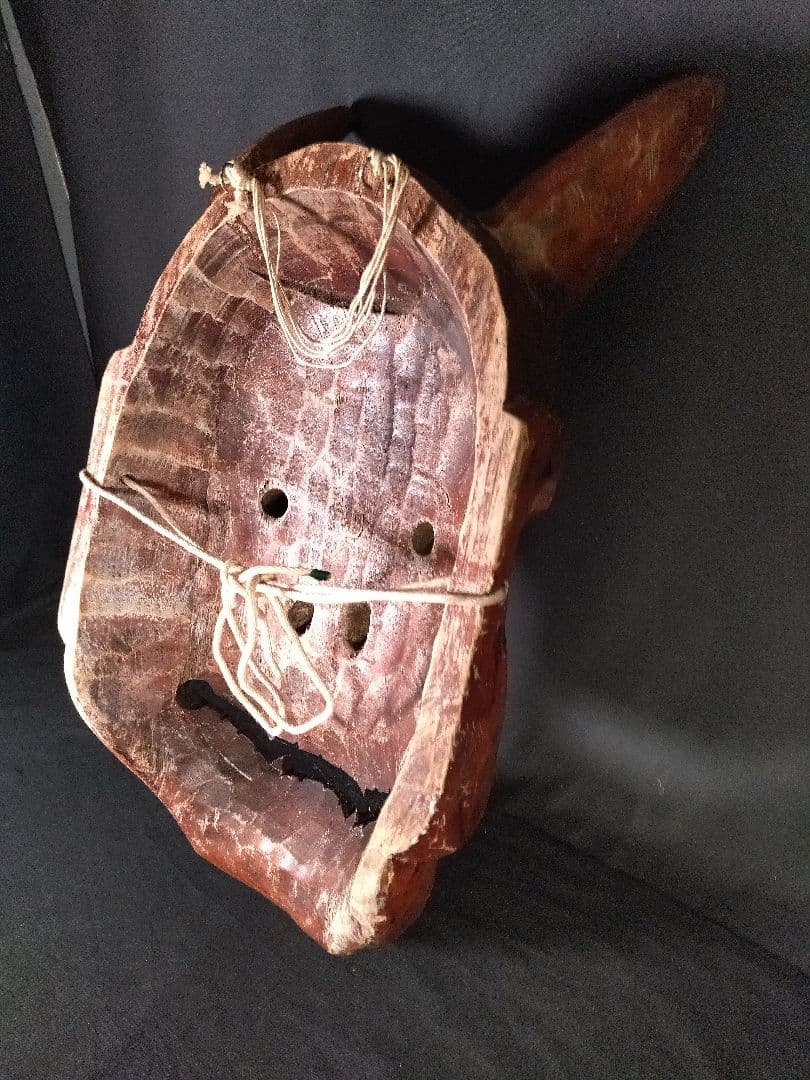 般若特大般若面木彫り