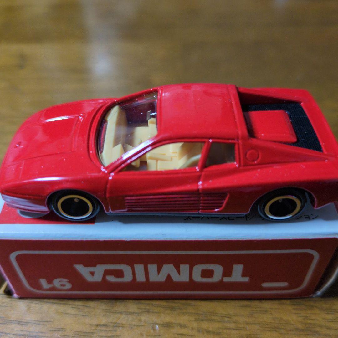 トミカ赤箱　日本製　 フェラーリ テスタロッサ 91