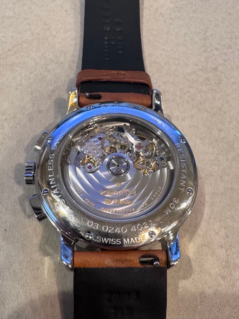K*J様 ゼニス エルプリメロ クロノマスター Zenith 03.0240.4