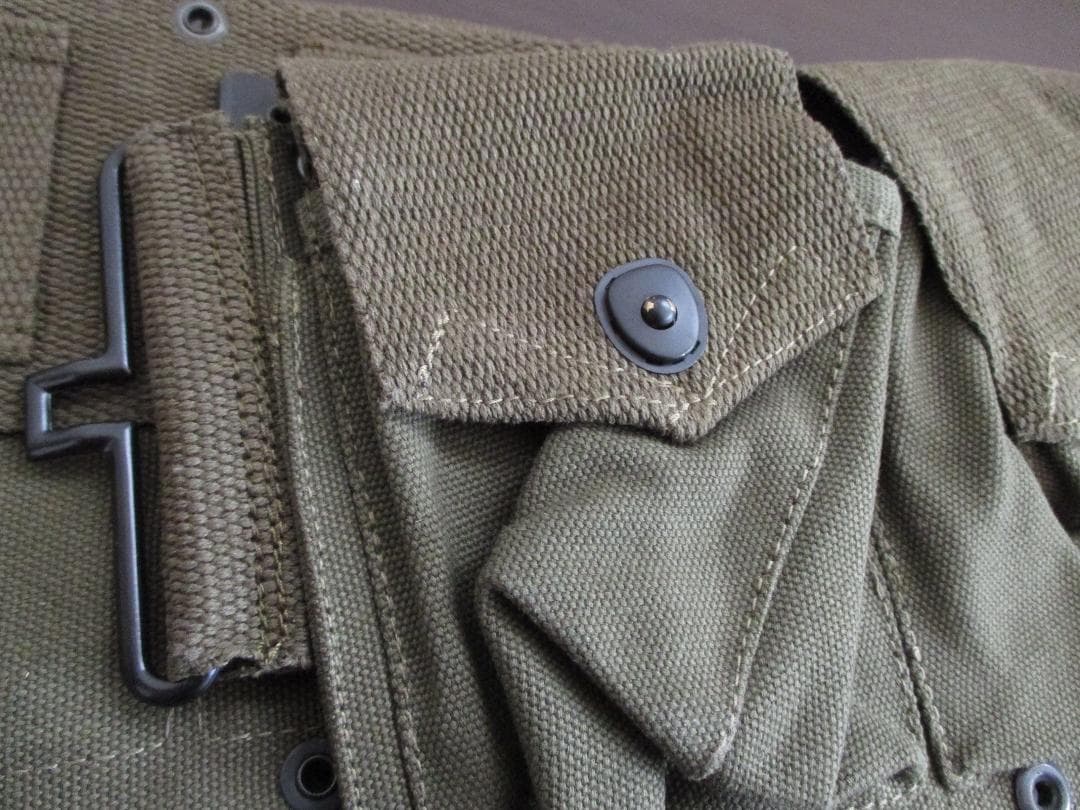 新品 OD色 レプリカ 米軍 M1937 BAR マガジンベルト ピストルベルト