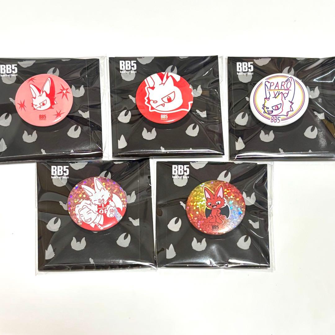 BB5 缶バッジ｜コムドット BB5 缶バッジ BB5 コムドット 6周年バッチ