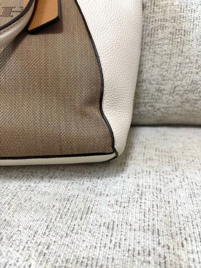 COACH コーチ ストライプ ハンド ショルダー バッグ