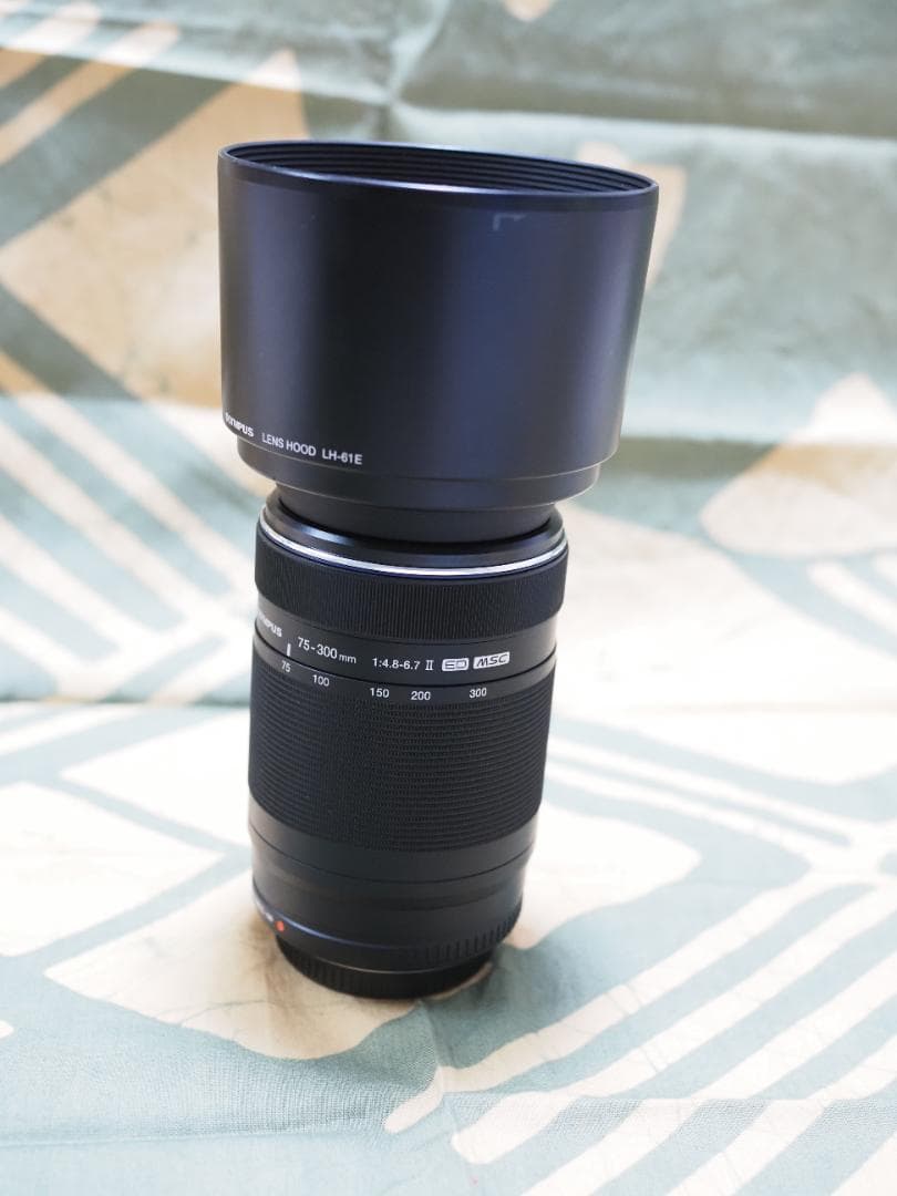 OLYMPUS ED 75-300mm f/4.8-6.7 II ケース類付き