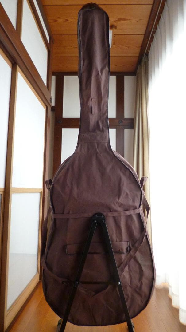 コントラバス ソフトケース （布製 ブラウン 緩衝材なし）