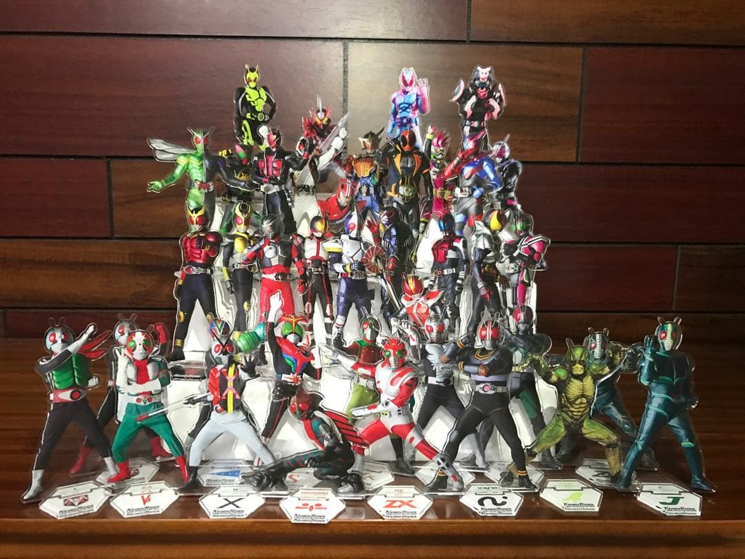 仮面ライダー アクリルスタンド 39体セット - メルカリ