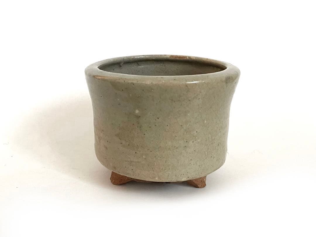 陶芸家 人間国宝 濱田庄司 浜田庄司 初窯印 灰釉 三つ足