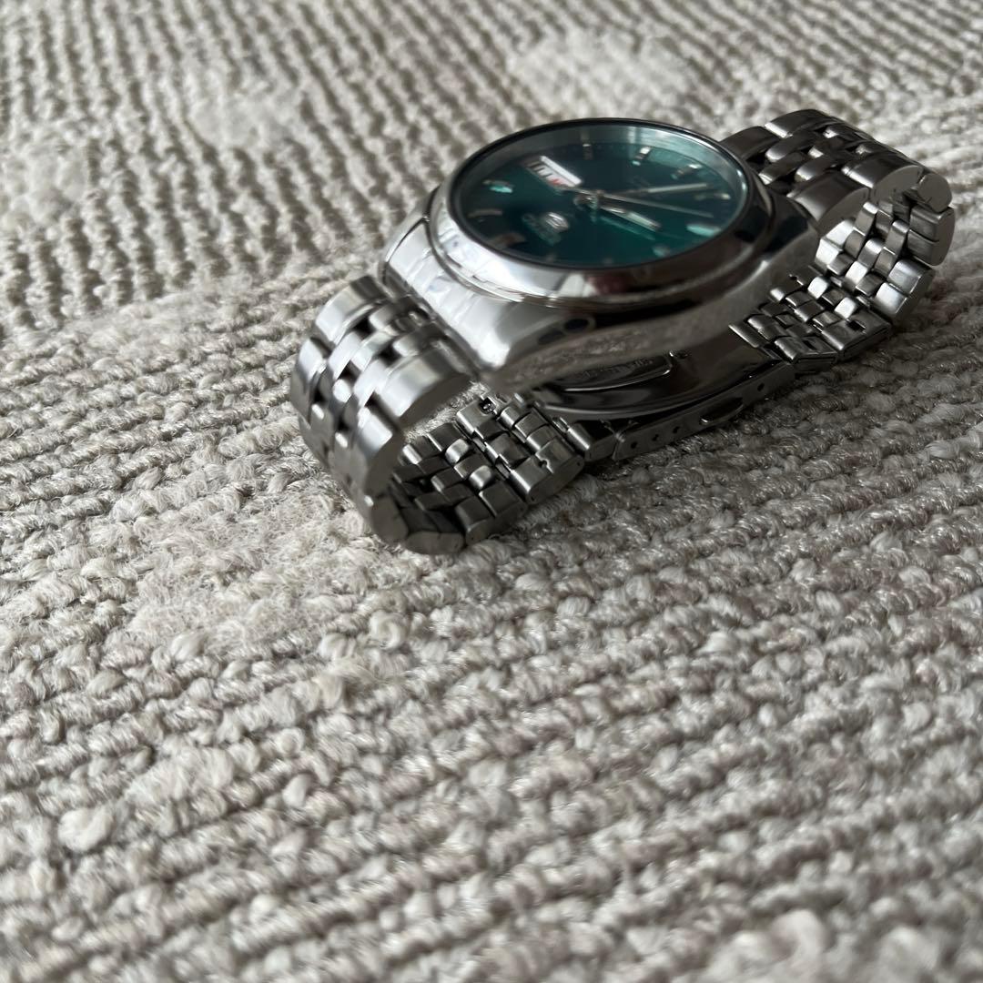 セイコー 5 SEIKO5自動巻き グリーン文字盤