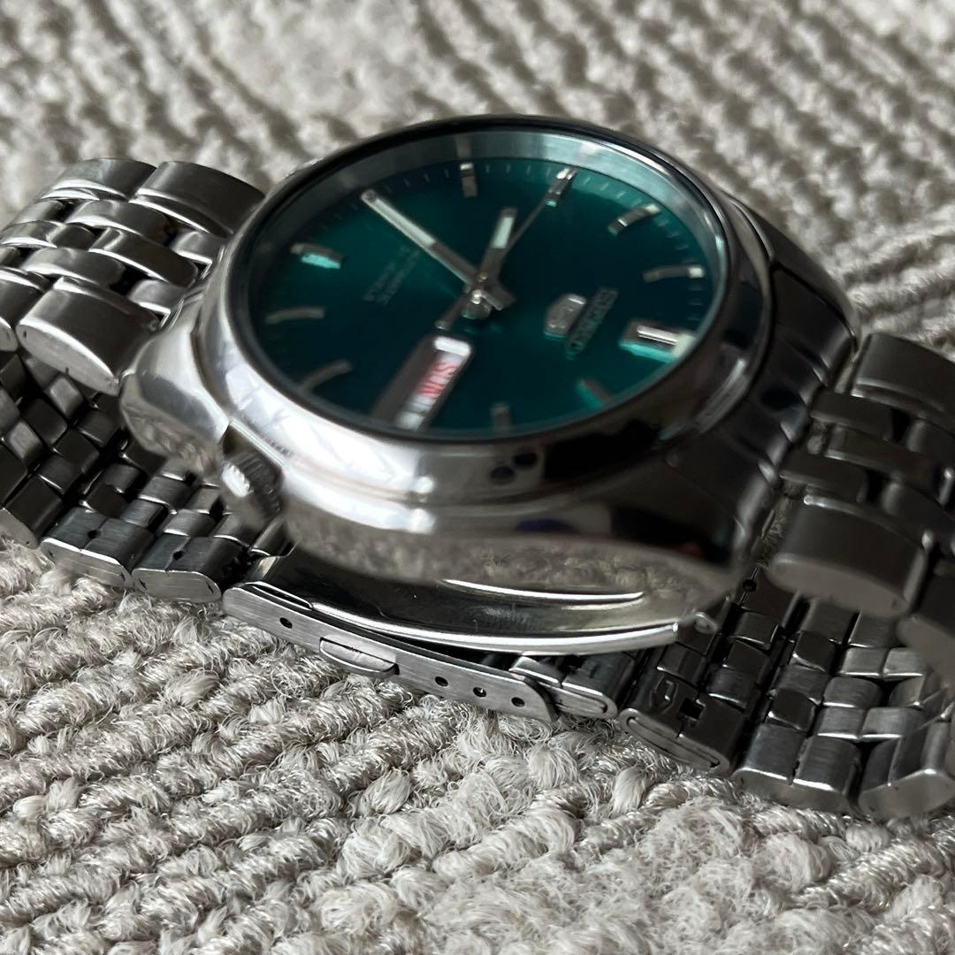 セイコー 5 SEIKO5自動巻き グリーン文字盤