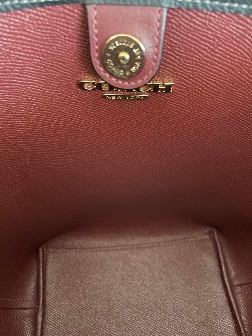 COACH シティ　バケット　バッグ　黒