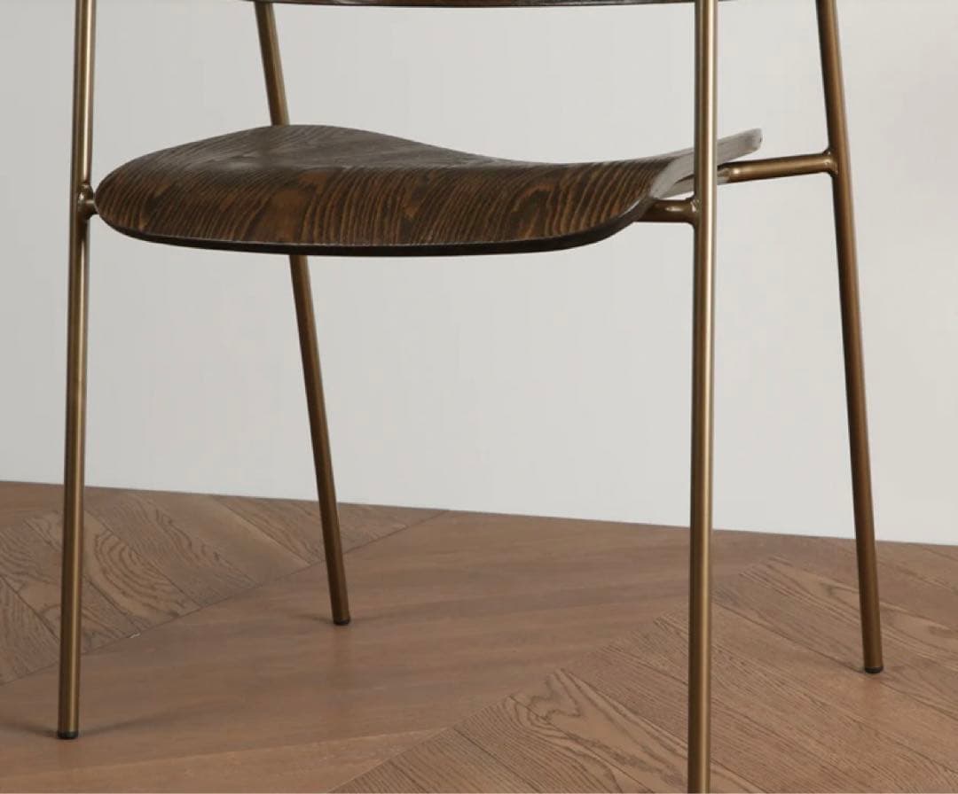 【美品】KANADEMONO / Steel Wooden Chair