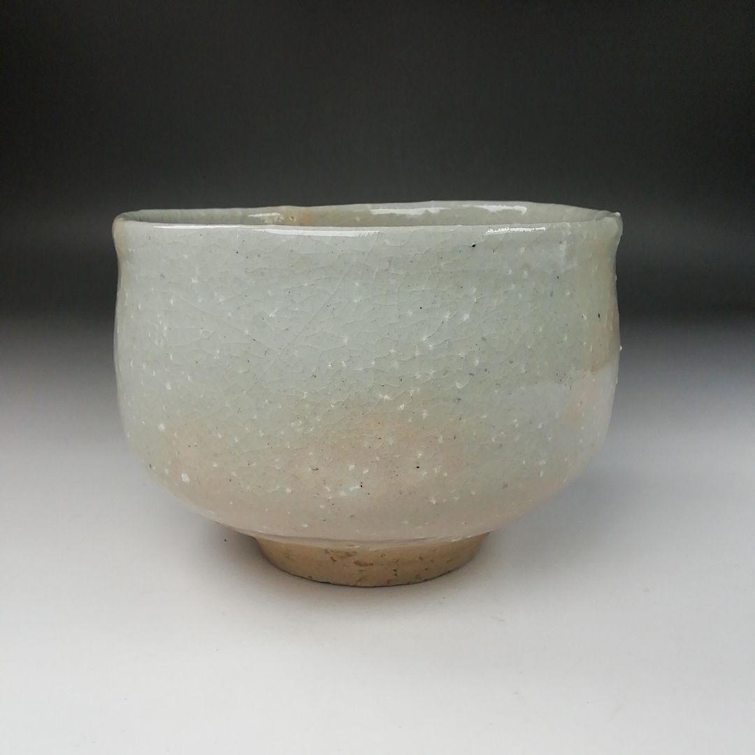 T175 茶碗 『萩茶碗』『天鵬山 広瀬淡雅造』 共箱 抹茶碗 茶道具
