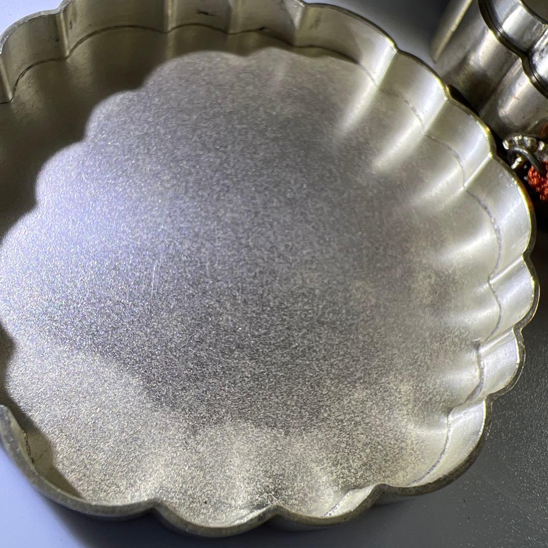 皇室ボンボニエール 鳳凰雅楽火災太鼓 純銀生駒製 共箱付 72g