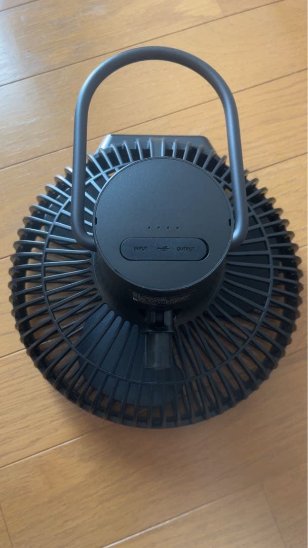 クレイモア 卓上扇風機 プリズム サーキュレーター ブラック V1040