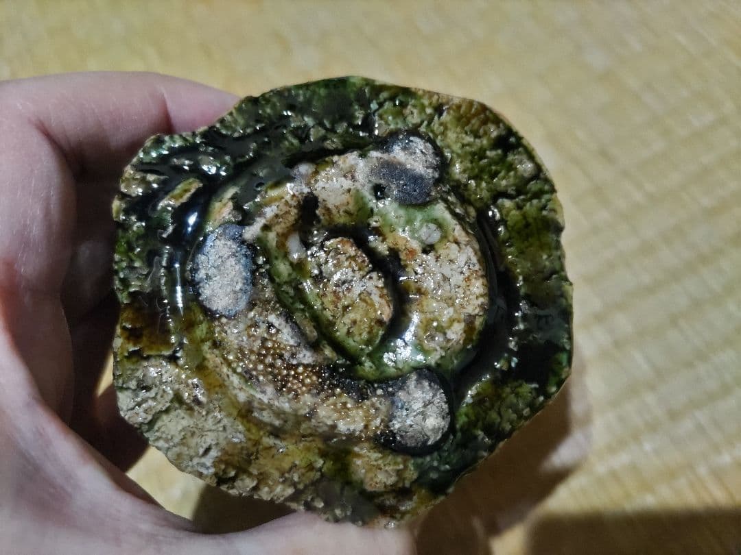 RAM様 塚本治彦 織部 湯呑 無傷