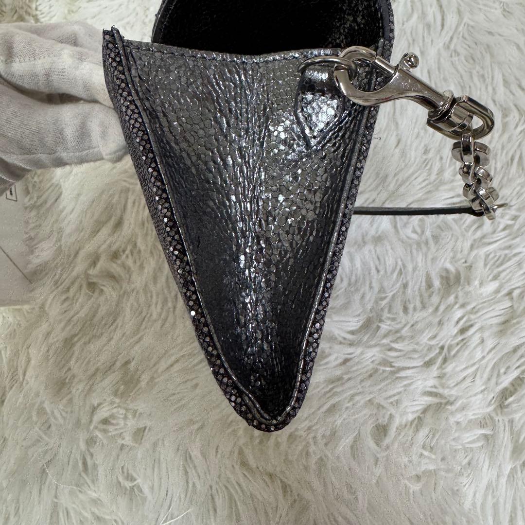 JIMMY CHOO 2way ギャラ付 スパンコール クラッチバッグ