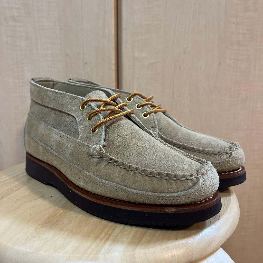 美品　ランコート／RANCOURT＆Co. モカシン　ベージュ　スエード