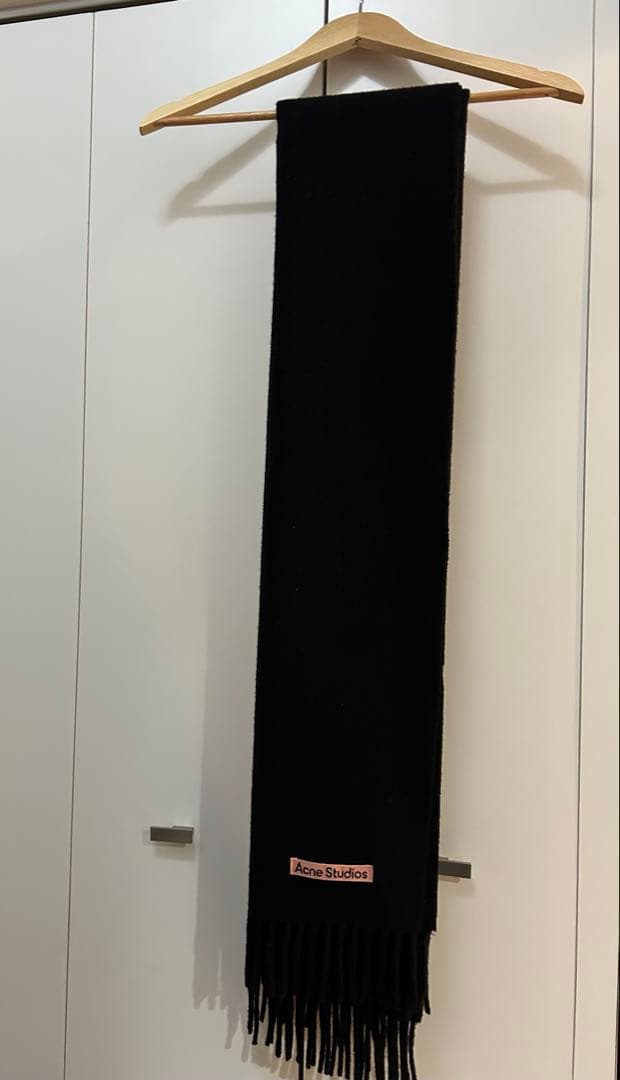 Acne Studios マフラー 200x70cm｜Acne Studios ホワイト マフラー