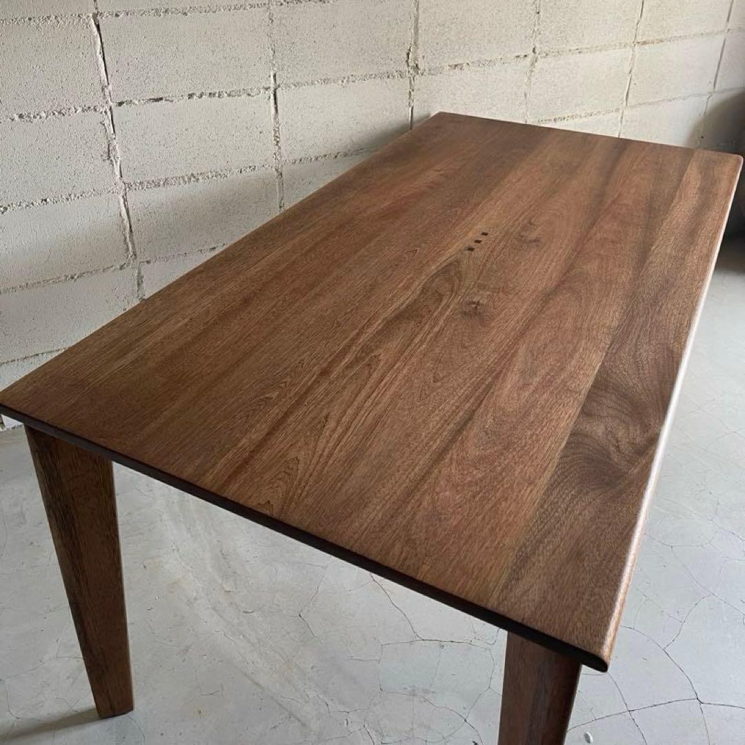 ウォールナット無垢材　ダイニングテーブル　ダイニング5点　朝日木材加工　アクタス