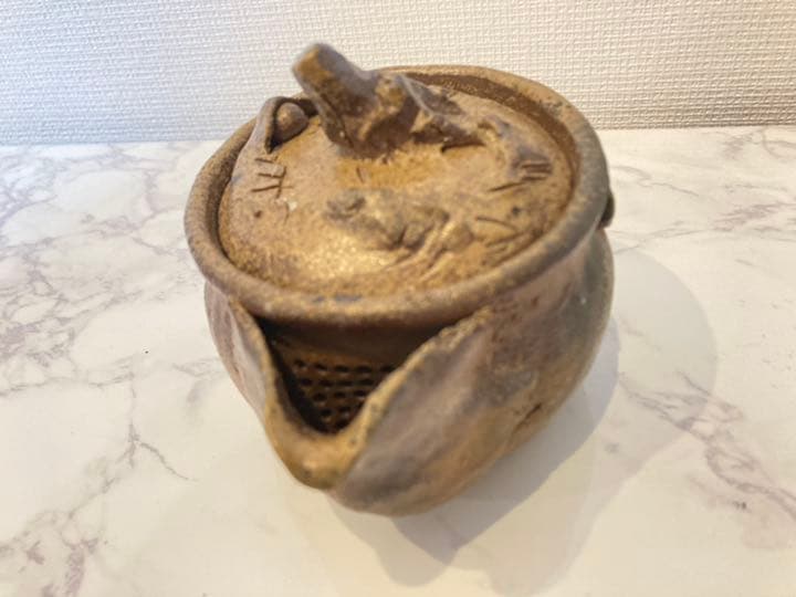 備前焼 宝瓶 手びねり 龍