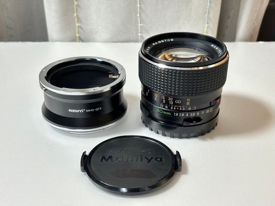 MAMIYA SEKOR C 80mm f1.9 GFX アダプター付き - メルカリ