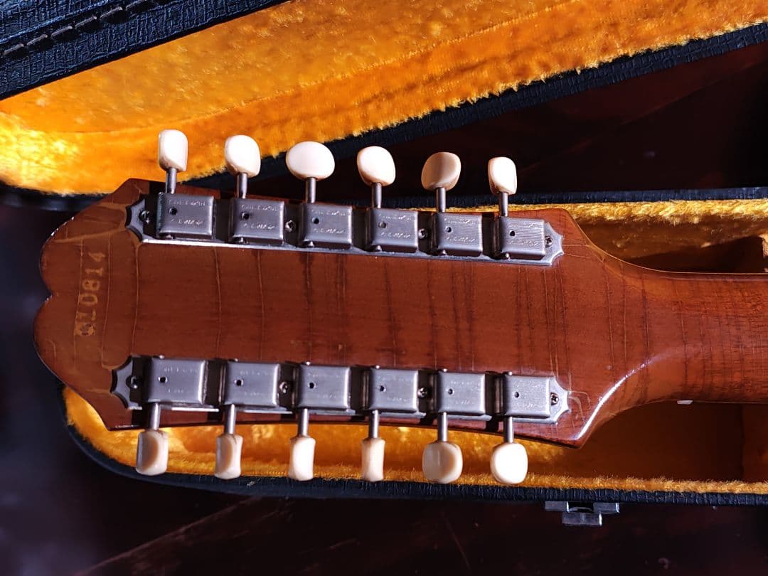 希少1967 エピフォン ft112 gibson b-45-12 カラマズー製 - メルカリ