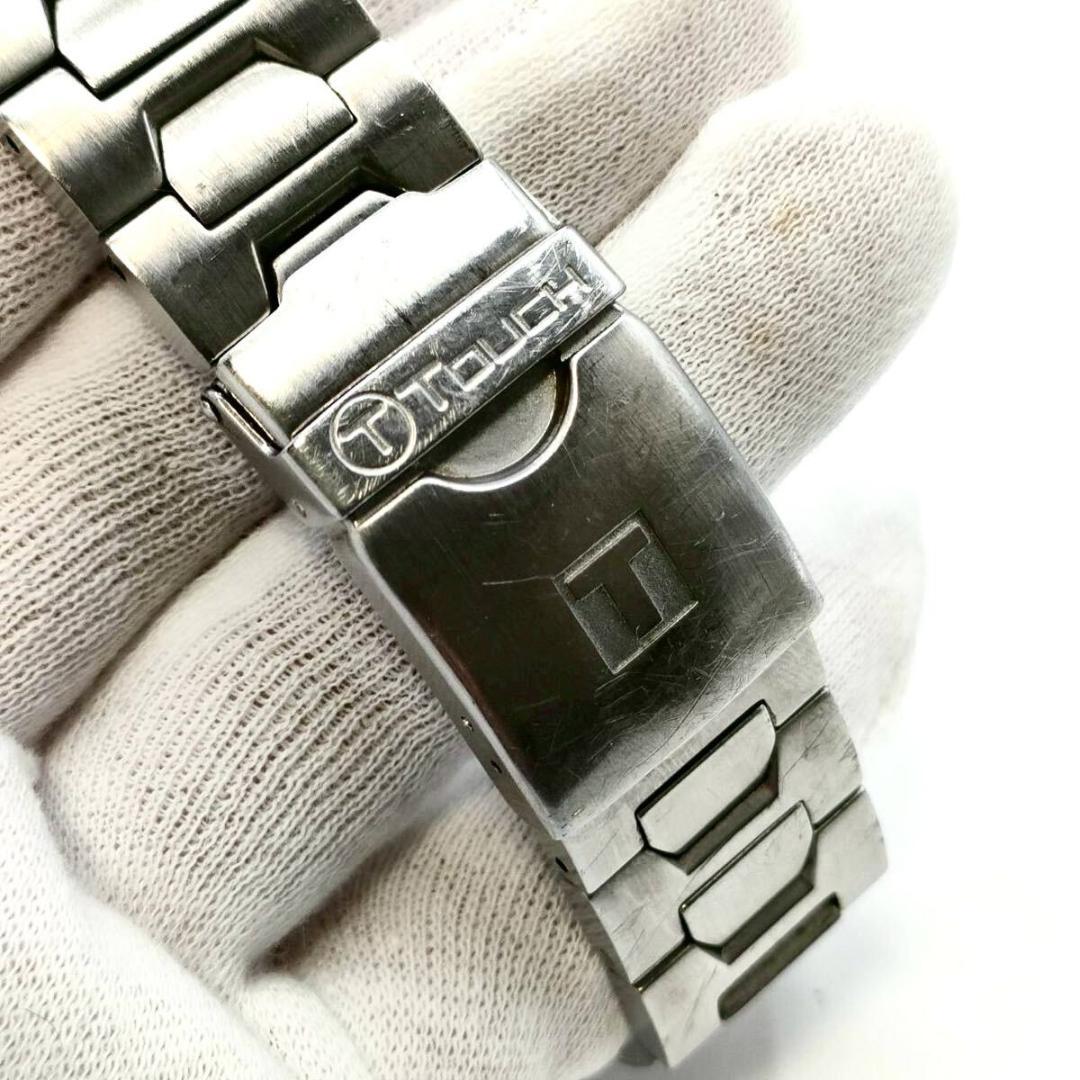 TISSOT 腕時計 T-TOUCH アナデジ クォーツ ブラック文字盤 QZ