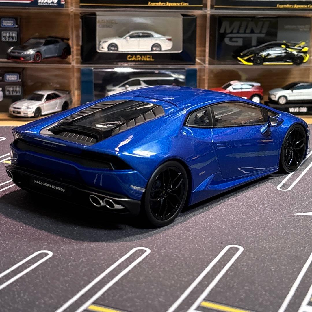 京商 1/18 ランボルギーニ ウラカン LP610-4 ブルーメタリック
