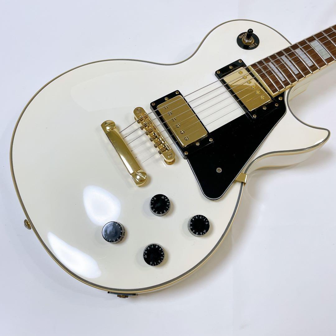 BUSKER'S バスカーズ レスポール 白 ホワイト ケース付き - メルカリ