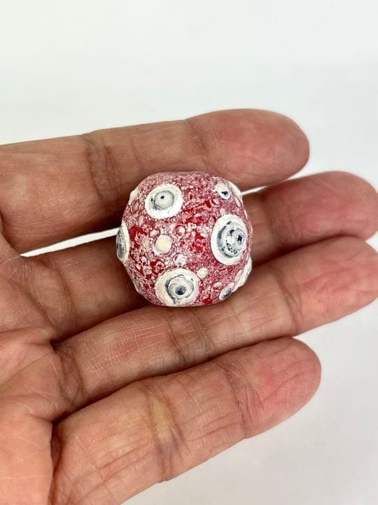 古代 戦国玉 東周漢王朝 トンボ玉 アンティーク ガラスビーズ - メルカリ