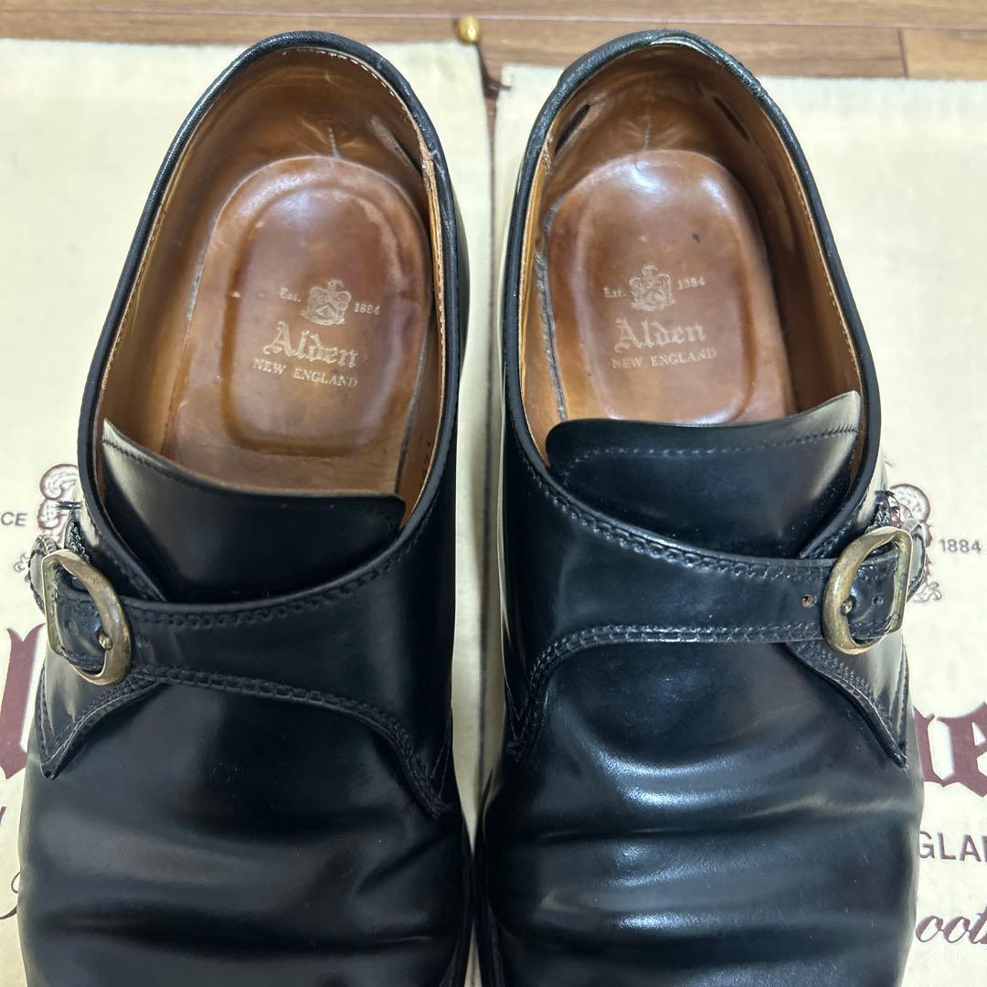 Alden 1655 シングルモンク コードバン