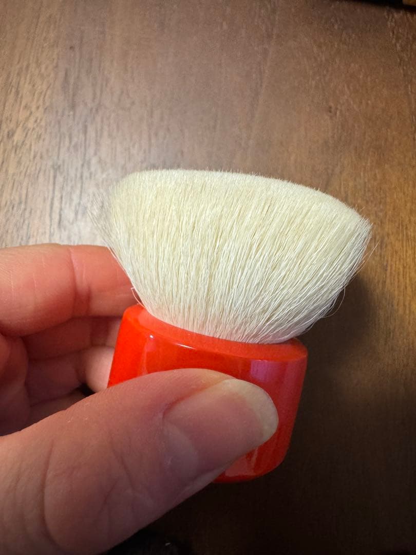 白鳳堂　黒檀携帯ミニセットときのこブラシ　(7本+ケース付)極小!