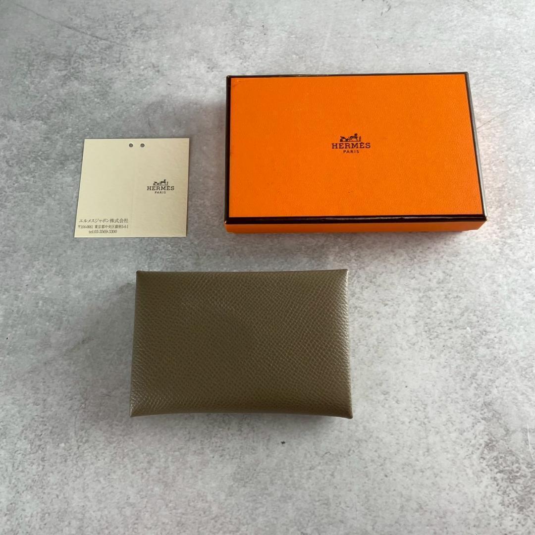 2021年製✨未使用 HERMES カルヴィ ケース 名刺入れ エトープ