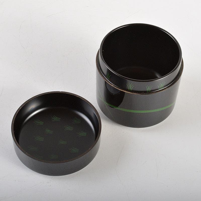 茶道具　中村宗悦作　即中斎好　螺鈿装飾　蛍早苗　雪吹棗　共箱　V　6286