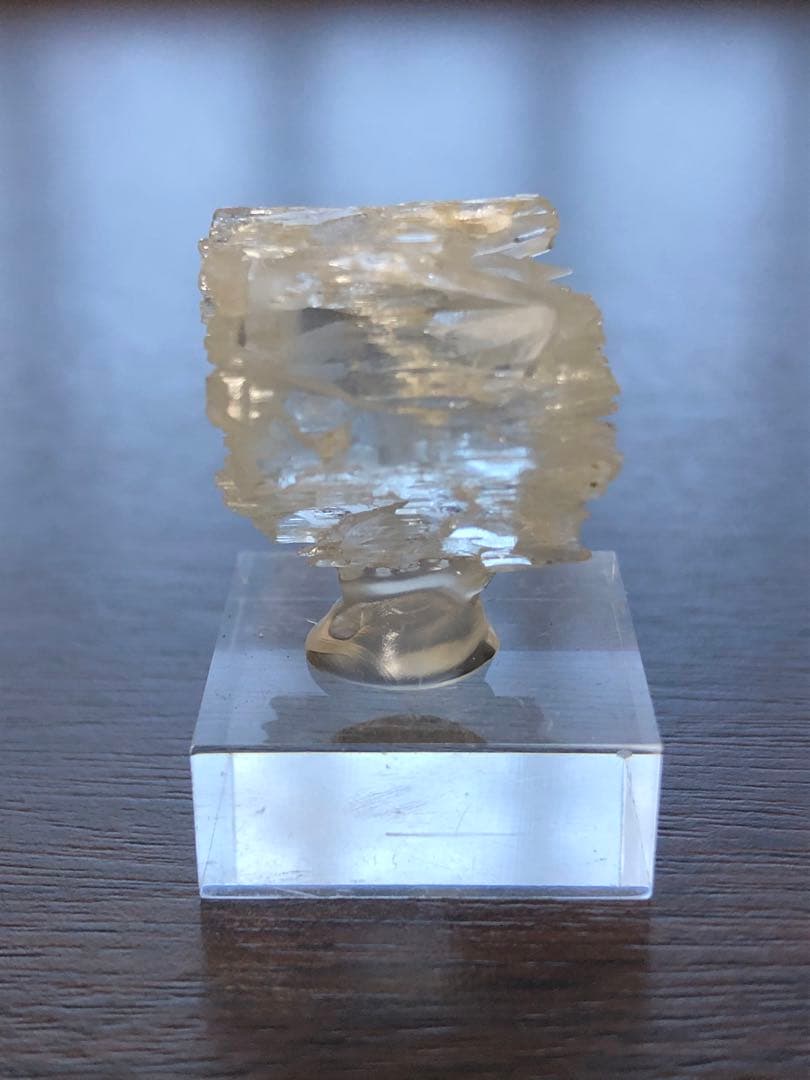 鉱物標本 パキスタン産 蝕像(エッチド)アクアマリン サムネイル｜