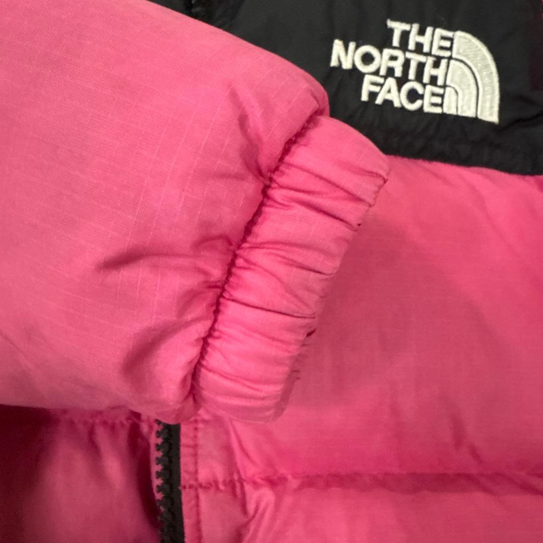 THE NORTH FACE 80 ピンク/黒 ヌプシ　ダウン