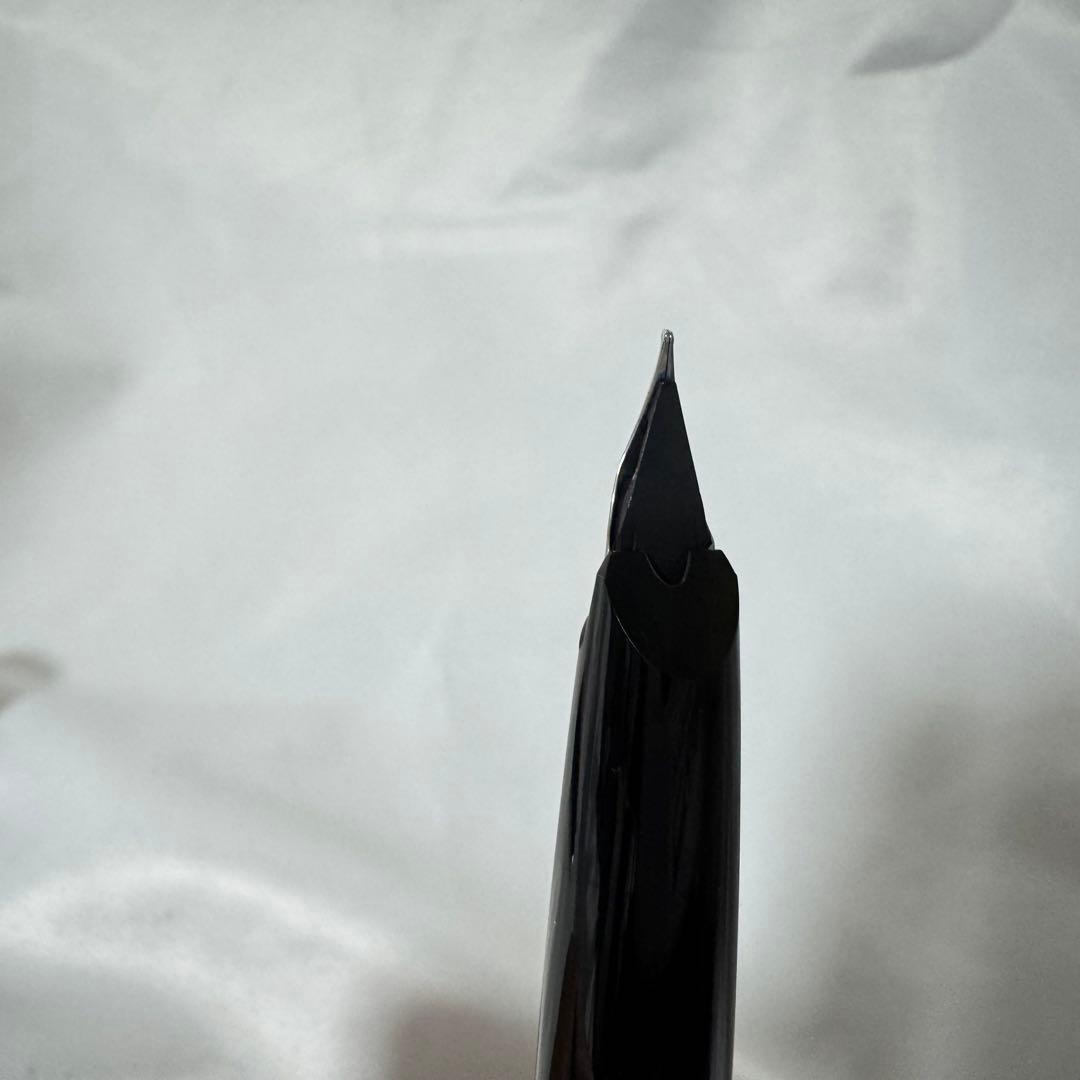 モンブラン 万年筆 木軸 585刻印 14K 未使用 本体のみ グレー