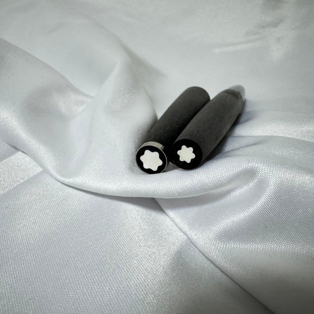 モンブラン 万年筆 木軸 585刻印 14K 未使用 本体のみ グレー