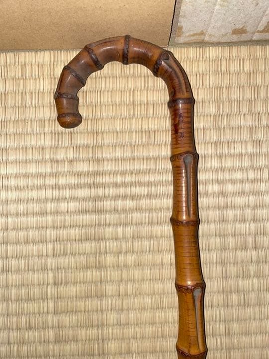 根鞭 トップ ステッキ 杖 竹 根鞭 ステッキ 竹 杖 アンティーク ねぶち