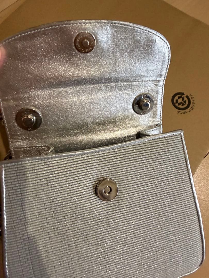 希少 極美品 コンテス プリンセスバッグ 2wayバッグ シルバー