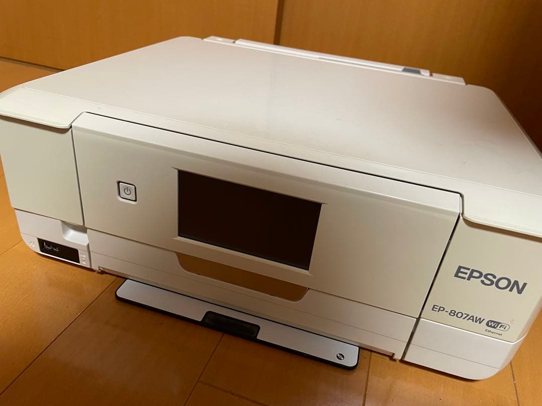 EPSON EP-807AW ホワイト インクジェットプリンター EPSON EP-807AW