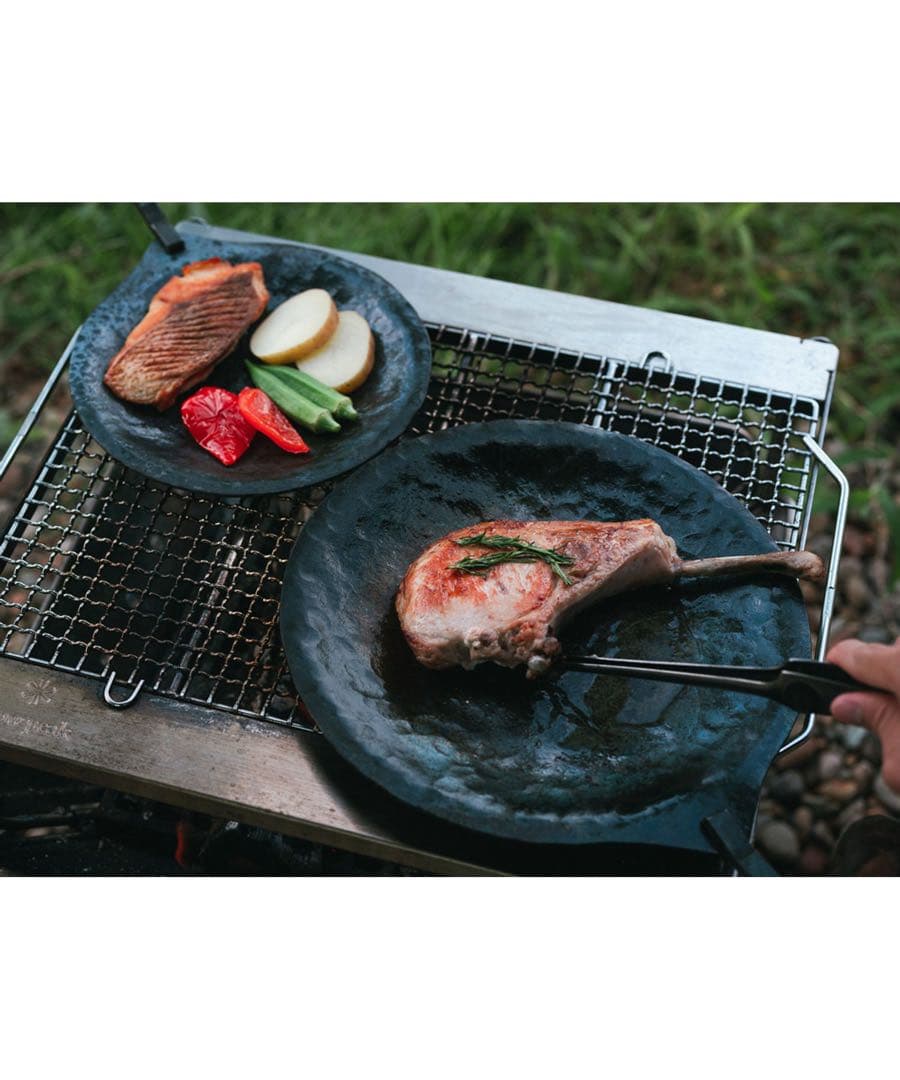 バーベキュー・調理用品 Fukuyama Free Forged Ferrum Griddle 22