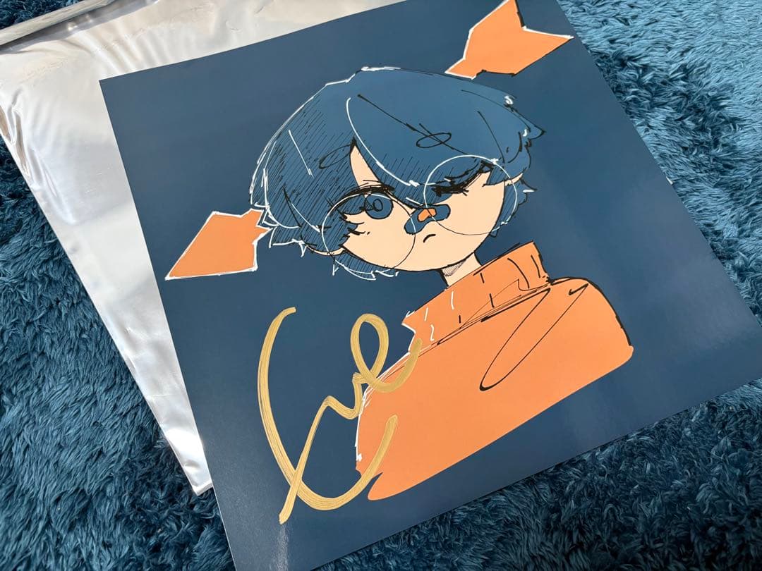 Eve アイコン lazy cat サイン ジャケット UnderBlueくじ