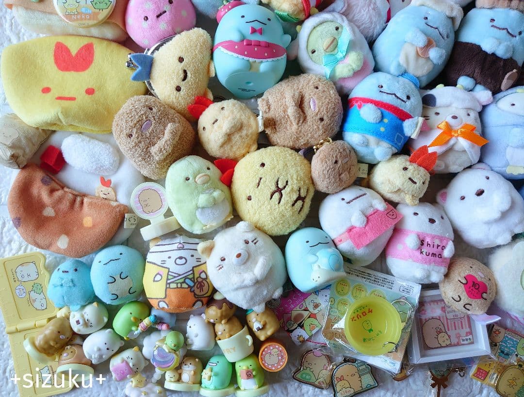 【豪華100点】すみっコぐらし とかげ ねこ 家具 ぬいぐるみ他 まとめ売り