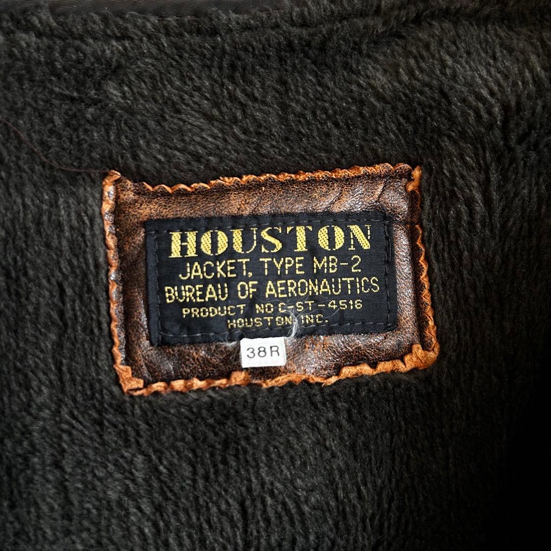 ☆美品☆ HOUSTON MB-2 レザー ボア着脱ライナー付 ラムレザー - メルカリ