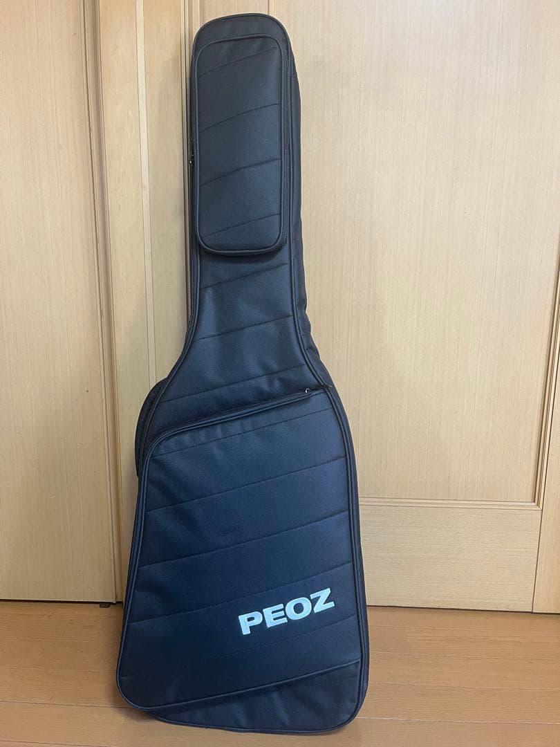 PEOZ エレキギター ブラック ギターバッグ付き PEOZ / TR1 スマート